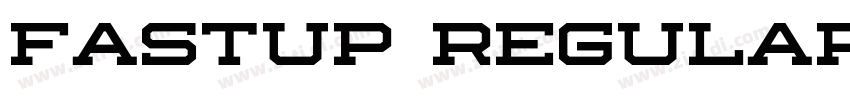 Fastup Regular字体转换